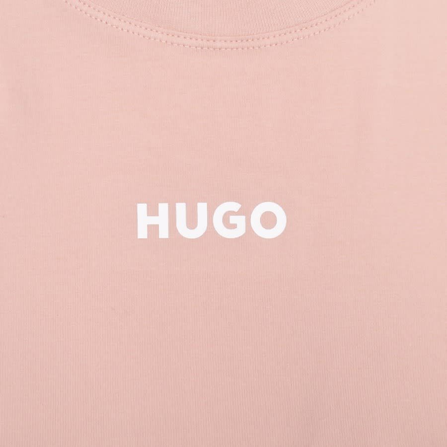 HUGO Loungewear Linked T Shirt Pink